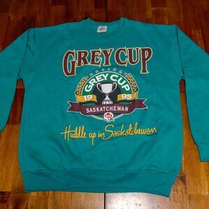 Vintage 1995 Grey Cup Sweatshirt Large - New
